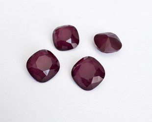 Aurora, квадрат (Fancy Stone) A4470, колір - Dark Red, 12 мм