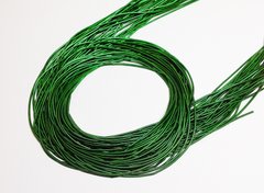 Канитель, 1мм диаметр, мягкая, цвет - зеленый, (0048) пр-во Индия, 1 г