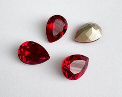 Капля (Fancy Stone) Австрия 4320, цвет Siam, 14*10 мм