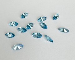 Маркиз (Navette) Австрия, 4228, цвет Aquamarine Ignite, 10*5 мм