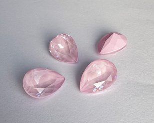 Крапля (Fancy Stone) Swarovski, 4320, колір Soft Rose Ignite, 14*10 мм