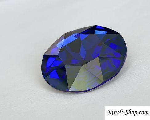 Чатон, Swarovski (1201), колір - Majestic Blue Iris, 27 мм