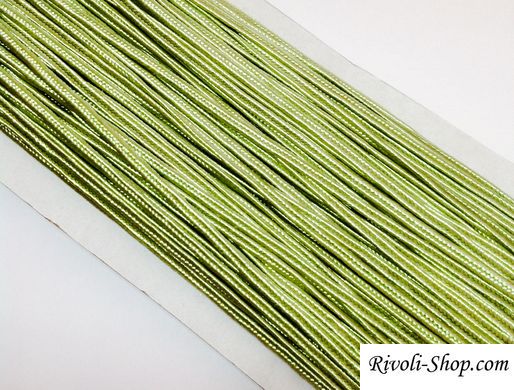 Сутаж, 3 мм ширина, светлый оливковый (код цвета 08), производство Китай, 1м