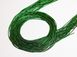 Тяганина, 1мм діаметр, м'яка, колір - зелений, (0048) вир-во Індія, 1 г