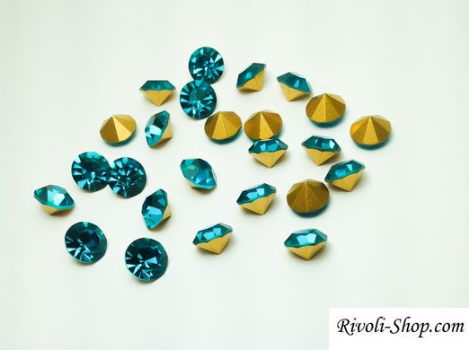 Камінчик (chaton) Preciosa, ss40 (8.4-8.7 мм), колір Blue Zircon