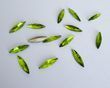 Тонкий маркиз Aurora, A4221 (slim navette), цвет Olivine, 11*3 мм