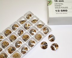Риволи Preciosa, цвет - Crystal Honey, 16 мм