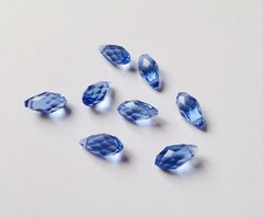 Бусины-подвески Celestian Crystal, 11,5*5,5 мм, цвет лайт сапфир