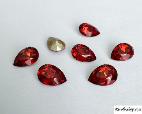 Крапля (Fancy Stone) Swarovski 4320, колір Persian Red, 10*7 мм
