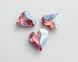 Сердце ассиметричное Swarovski 4809, цвет - Light Rose Shimmer, 13*12 мм 1 из 3