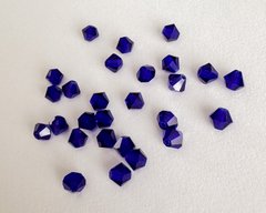 Биконус Preciosa 4 мм, Cobalt Blue