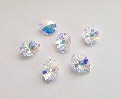 Підвіска Swarovski-міні груша 6128, 12*9mm, Crystal AB