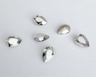 Капля (Fancy Stone) Aurora, A4320, цвет Comet Argent Light, 10*7 мм