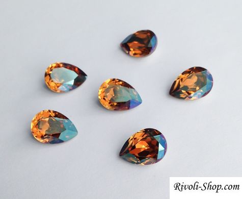 Краплі (Fancy Stone) Swarovski 4320, 14*10, Astral Copper