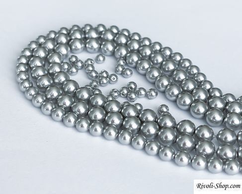 Перлина Swarovski, кругла (5810), колір - Light Grey, 3 мм