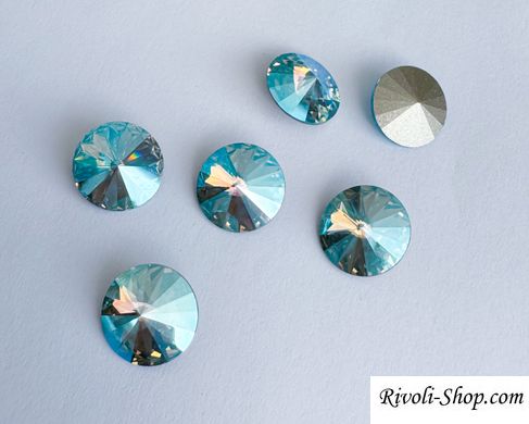 Риволи Австрия 1122, цвет Aquamarine Shimmer, ss47 (10.54-10.91 mm)