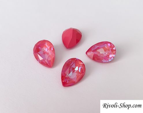 Капли (Fancy Stone) Swarovski 4320, Lotus Pink DeLite, 14*10 мм