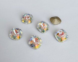 Aurora, квадрат (Fancy Stone) A4470, колір - Light Dazzling, 10 мм
