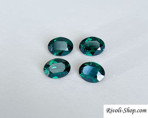 Овал (Fancy Stone) Австрия 4120, цвет Emerald Diamond Touch Light, 8*6 мм