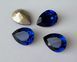 Крапля (Fancy Stone) Swarovski 4320, колір - Dark Sapphire, 18*13 мм