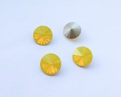 Риволи Австрия 1122, цвет Yellow Opal, 14 мм