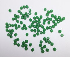 3 мм граненные бусины Preciosa, зеленые непрозрачные (53240)