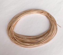 Канитель жесткая, 1,2 мм диаметр, цвет - розовое золото, (0154) пр-во Индия, 1 г