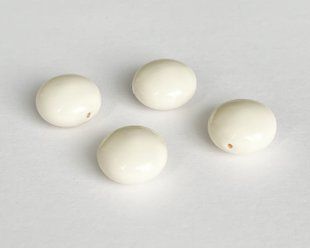 Жемчуг Swarovski, круглый приплюснутый, (5860), цвет - Ivory, 14 мм