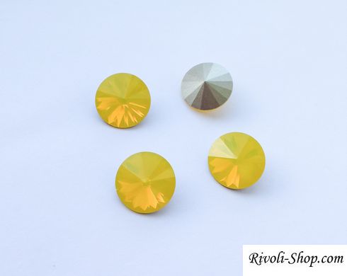 Риволи Swarovski 1122, цвет Yellow Opal, 14 мм