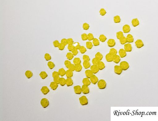 Біконус Swarovski (5328), колір - Yellow Opal, 3 мм