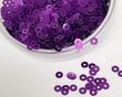 Паєтки Італія, колір - фіолетовий металік (5389), пласкі 3 мм, 2.5 гр