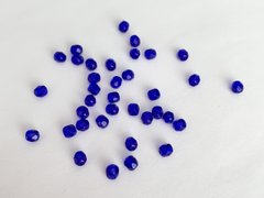 4 мм граненные бусины Preciosa, синие прозрачные (30070), 25 шт