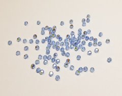 Preciosa хрустальные круглые бусины 3 мм Lt.Sapphire AB