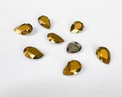 Крапля (Fancy Stone) Aurora, A4320, колір Dorado, 10*7 мм