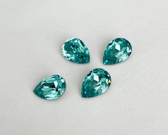 Крапля (Fancy Stone) Австрія 4320, колір Light Turquoise, 10*7 мм
