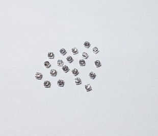 Страз в цапі Preciosa, ss16 (3,8-4 мм), Crystal в сріблі