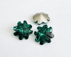Кришталева Конюшина Swarovski (4785), колір - Emerald, 19 мм
