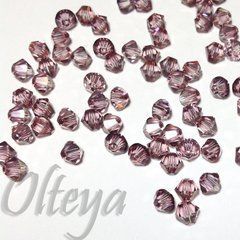 Биконус Swarovski (5328), цвет - Antique Pink, 4 мм