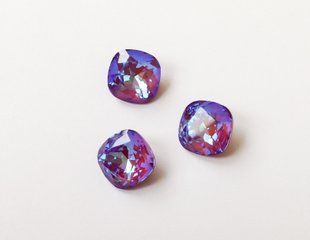 Квадрат (Fancy Stone) Swarovski, 4470, колір Burgundy DeLite, 10 мм