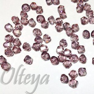 Біконус Swarovski (5328), колір - Antique Pink, 4 мм